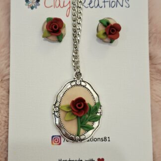 Minimal Rose pendant