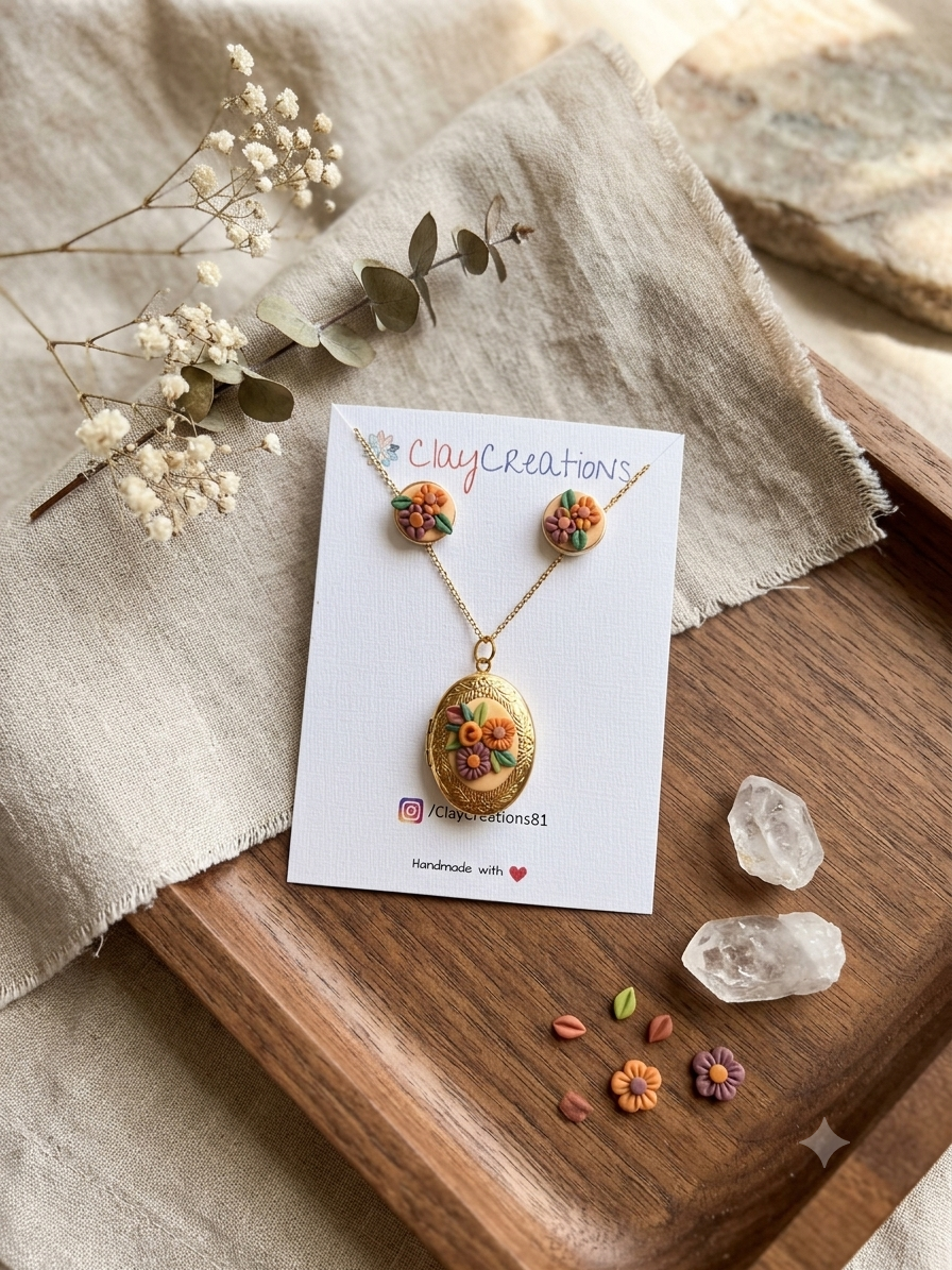 Floral Locket - moment of bloom - Image 5