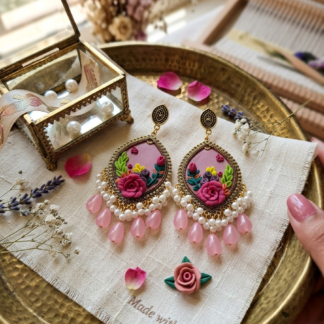Traditional floral jhumay